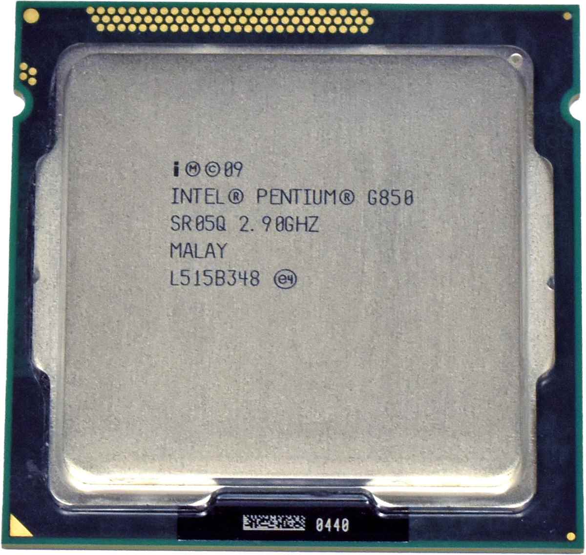 Intel Pentium Processor G850 Dual Core 2.90GHz 3MB Cache LGA1155 SR05Q Intel Pentium Processor G850 Dual Core 2.90GHz 3MB Cache LGA1155 SR05Q