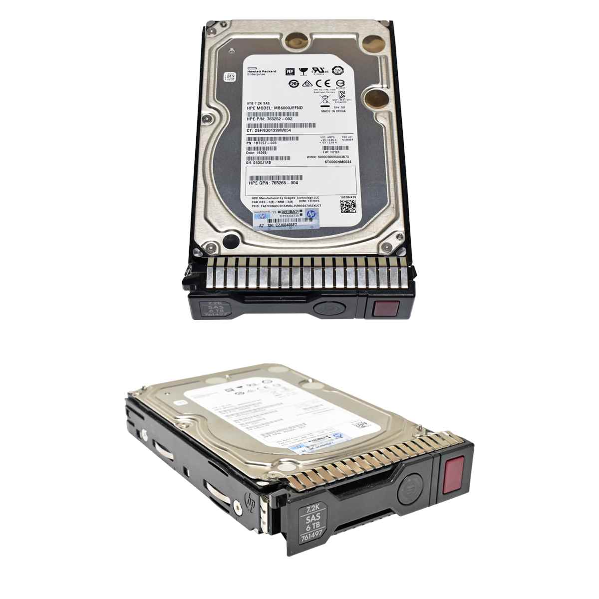 HP 6TB 3.5" 7.2K SAS 6GB/s HDD 761497-001 ST6000NM0034