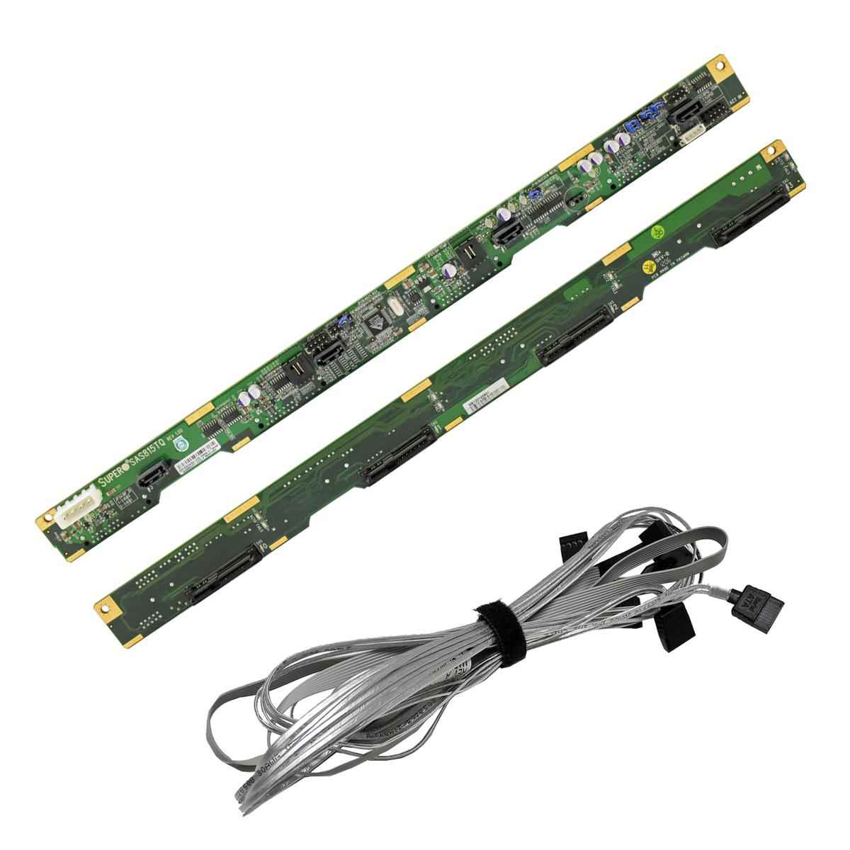 Supermicro Backplane 4x LFF SAS815TQ + SATA/SAS Kabel CBL-00123-01-A-R Supermicro Backplane 4x LFF SAS815TQ + SATA/SAS Kabel CBL-00123-01-A-R