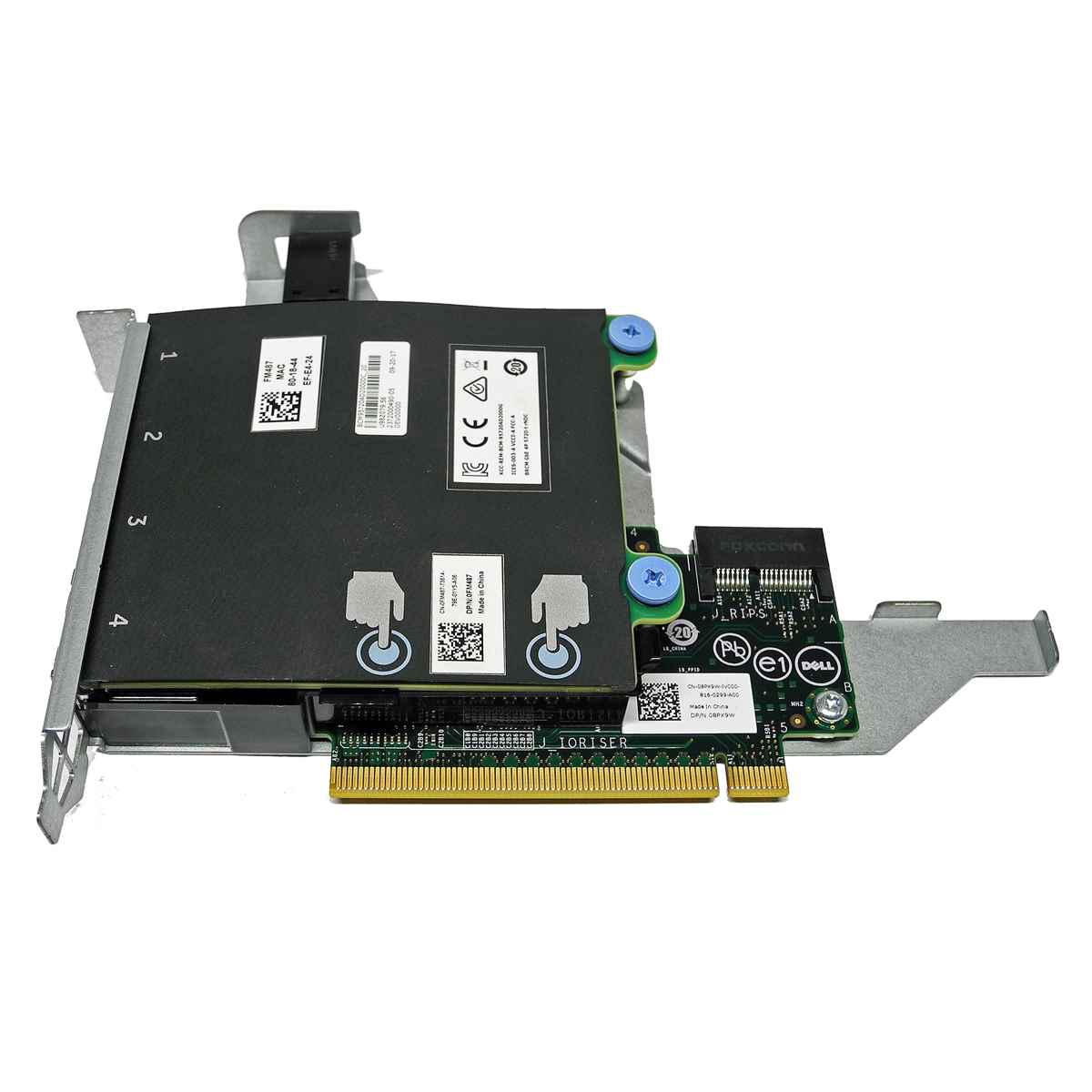 DELL 4-Port GbE Daughter Card 0R1XFC +Riser Card 08PX9W for PowerEdge R720 R730 DELL 4-Port GbE Daughter Card 0FM487 +Riser Card 08PX9W for PowerEdge R920 R930