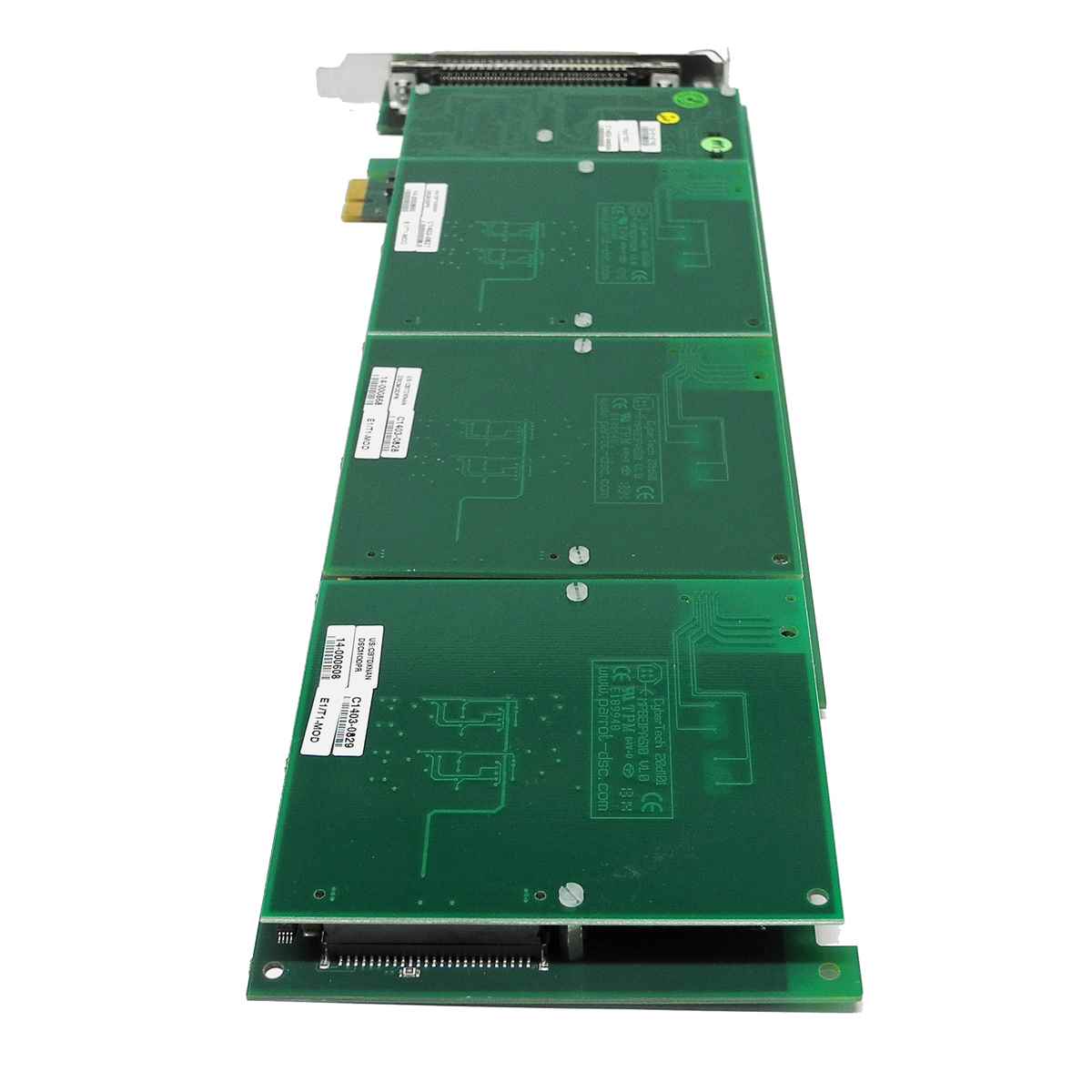CyberTech 20gc01 MPEB11 PCIe x1 3E1/T1 Speech Converter Card + 3x 20d101 Module CyberTech 20gc01 MPEB11 PCIe x1 3E1/T1 Speech Converter Card + 3x 20d101 Module