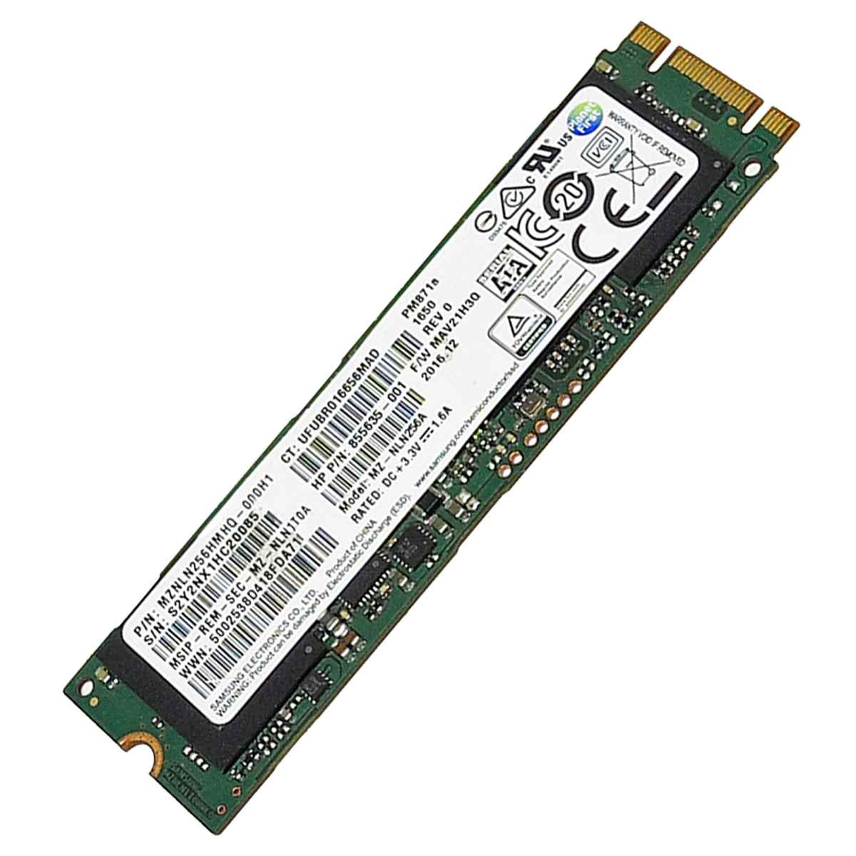 HP Samsung MZ-NLN256A Solid State Drive (SSD) 256 GB M.2 2280 SATA 855635-001