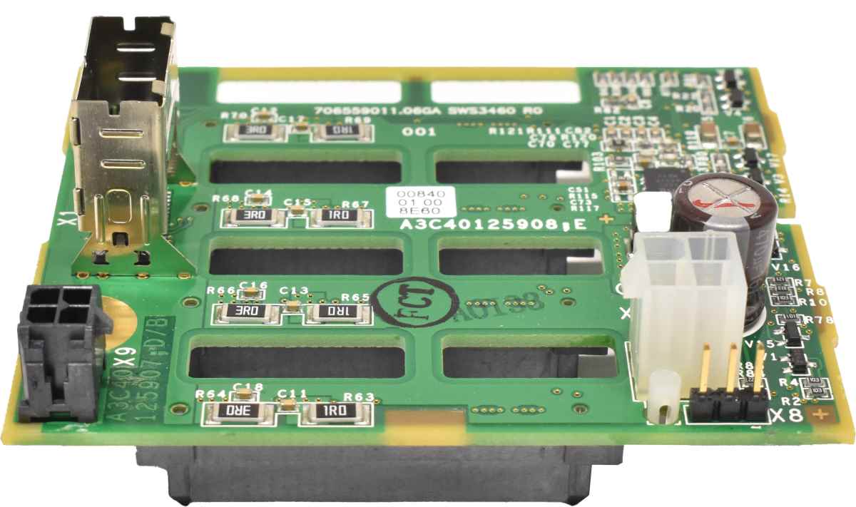 Fujitsu A3C40125908 4 x2.5" SAS Backplane Primergy RX 3000 S7 S8
