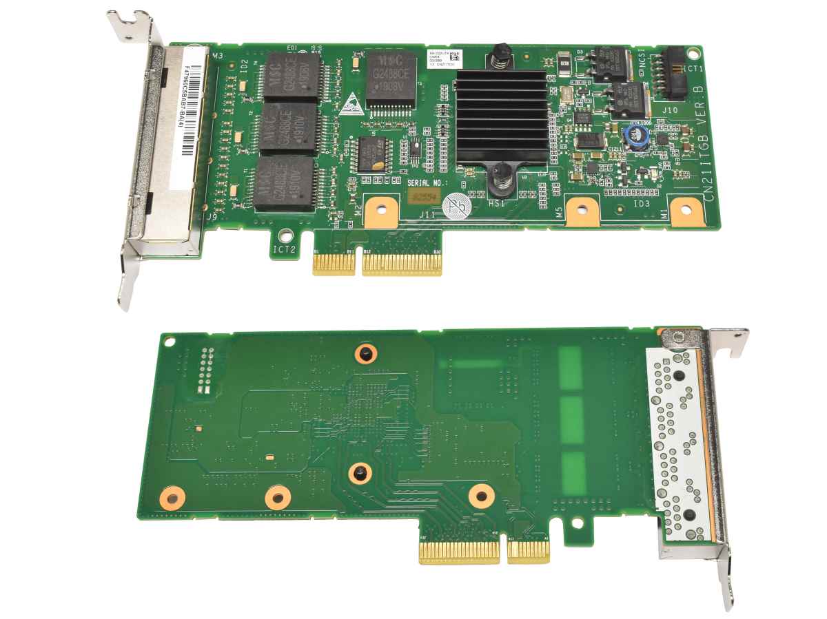 Huawei SP212 CN21ITGC 4-Port Network Adapter Gigabit Ethernet PCle x4 LP