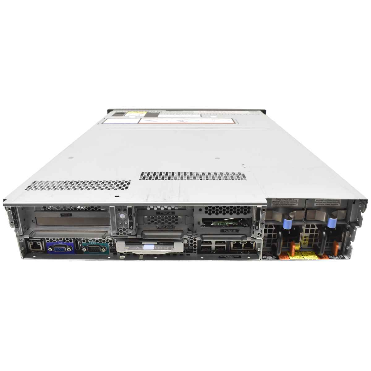 IBM Server System X3690 X5 2x E7-2820 8C 2 GHz CPU 24GB RAM 4x SFF M5015 2x PSU IBM Server System X3690 X5 ohne CPU ohne RAM 2x Kühler 4x SFF 2,5 2x PSU