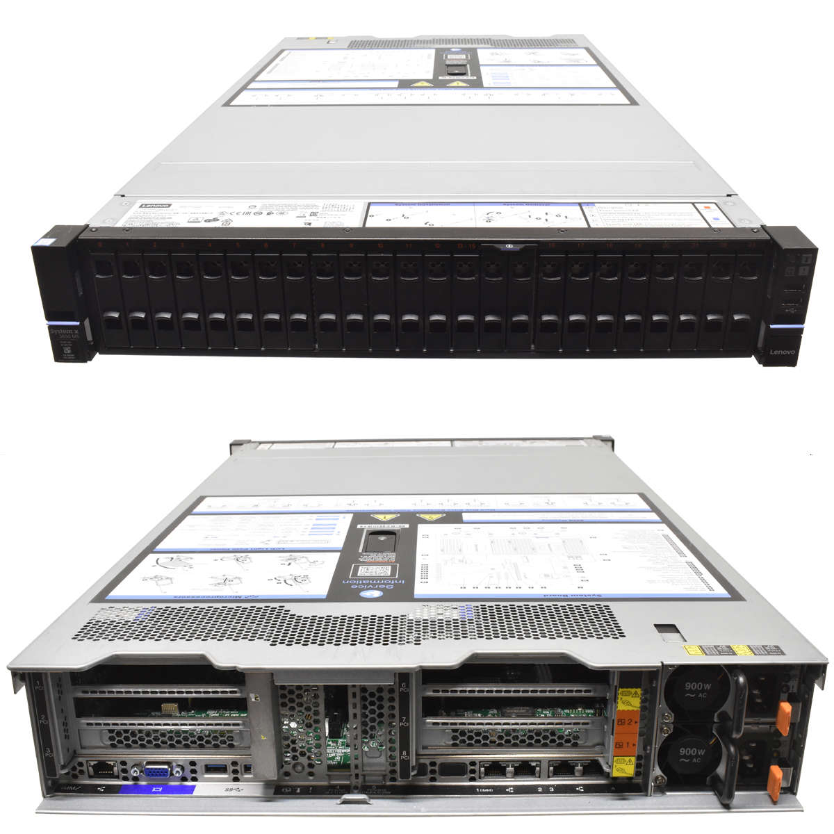 Lenovo-System-x3650-M5-Server-Barebone-no-CPU-no-P-001.jpg Lenovo System x3650 M5 Server Barebone no CPU no PC4 24x SFF 2,5 Zoll 2x M5210 12G