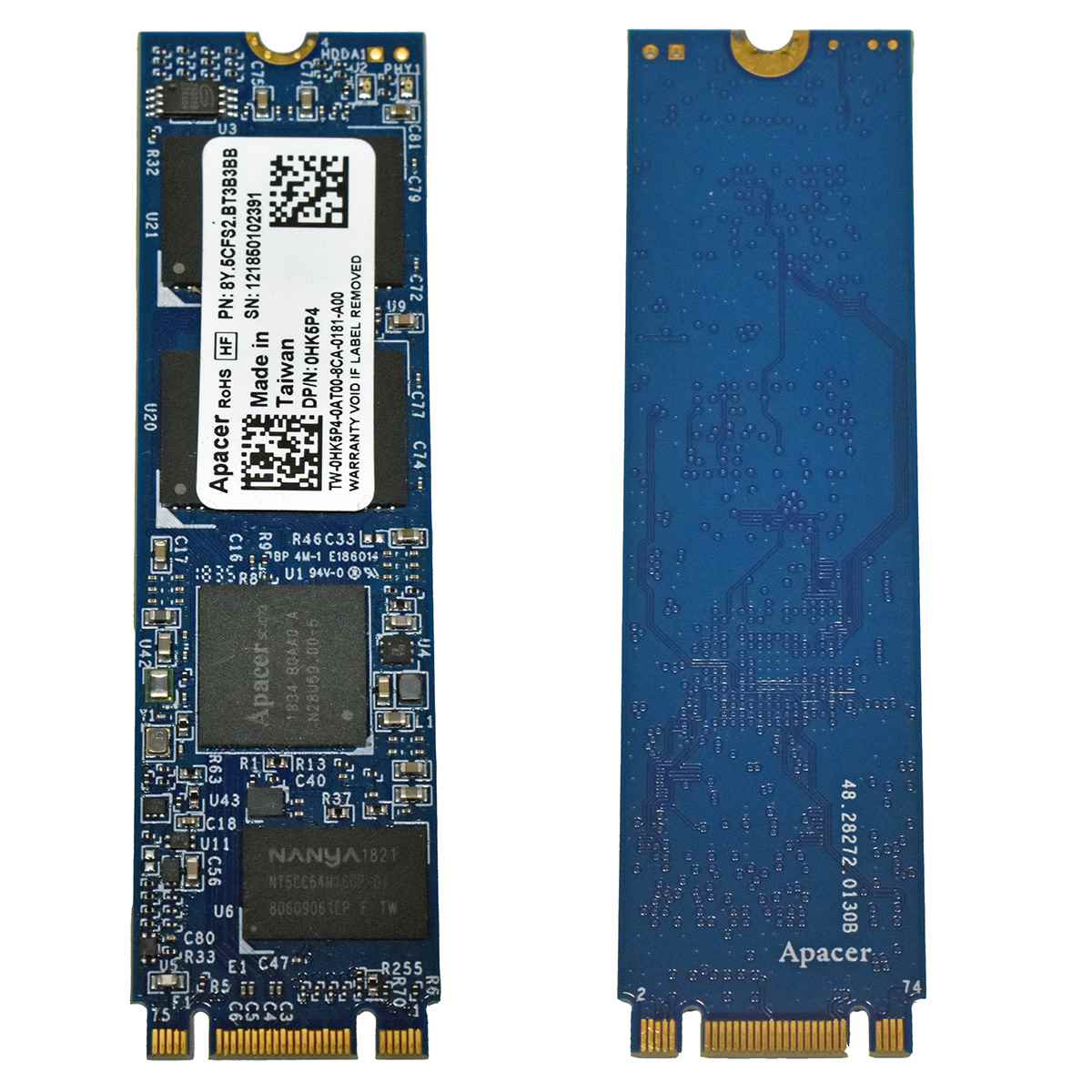 Dell 0HK5P4 Apacer 8Y.5CFS2.BT3B3BB 64GB M.2 SSD SATA 6 Gbit/s Dell 0HK5P4 Apacer 8Y.5CFS2.BT3B3BB 64GB M.2 SSD SATA 6 Gbit/s