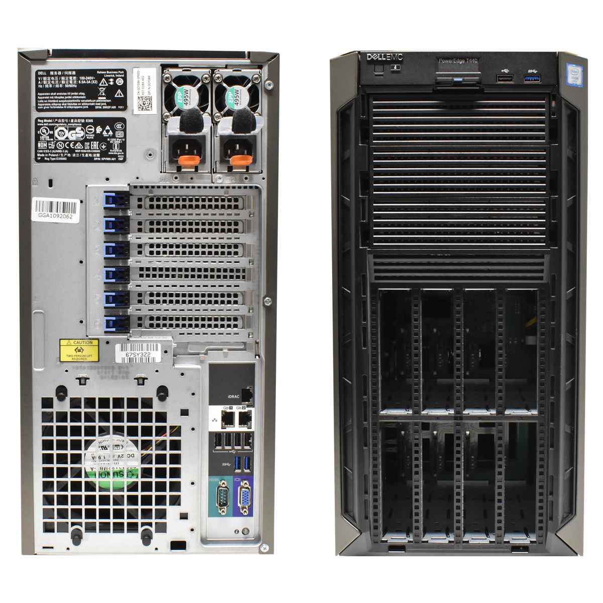 Dell PowerEdge T440 Tower 1x Xeon Silver 4110 2,1GHz 48GB PC4 H330 8x 3,5 LFF