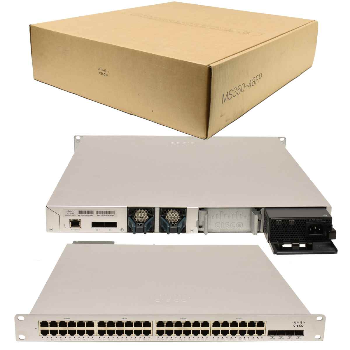 Cisco Meraki MS350-48FP Cloud 48 Port Switch-Base