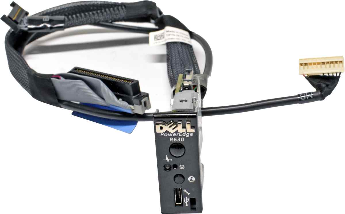 Dell PowerEdge R630 Front Control Panel 08KW2H 6Y41B0005701 + Cage + Kabel Dell PowerEdge R630 Front Control Panel 08KW2H 6Y41B0005701 + Cage + Kabel