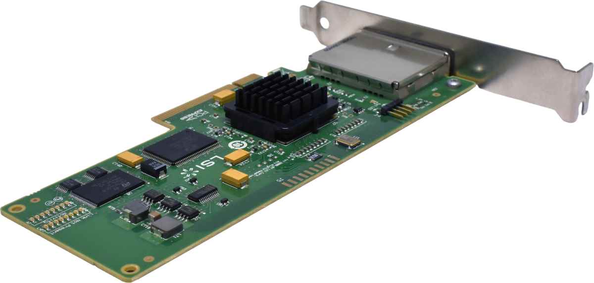 LSI SAS3801E L3-01123-04E 3G PCIe x8 SAS/SATA RAID Controller FP