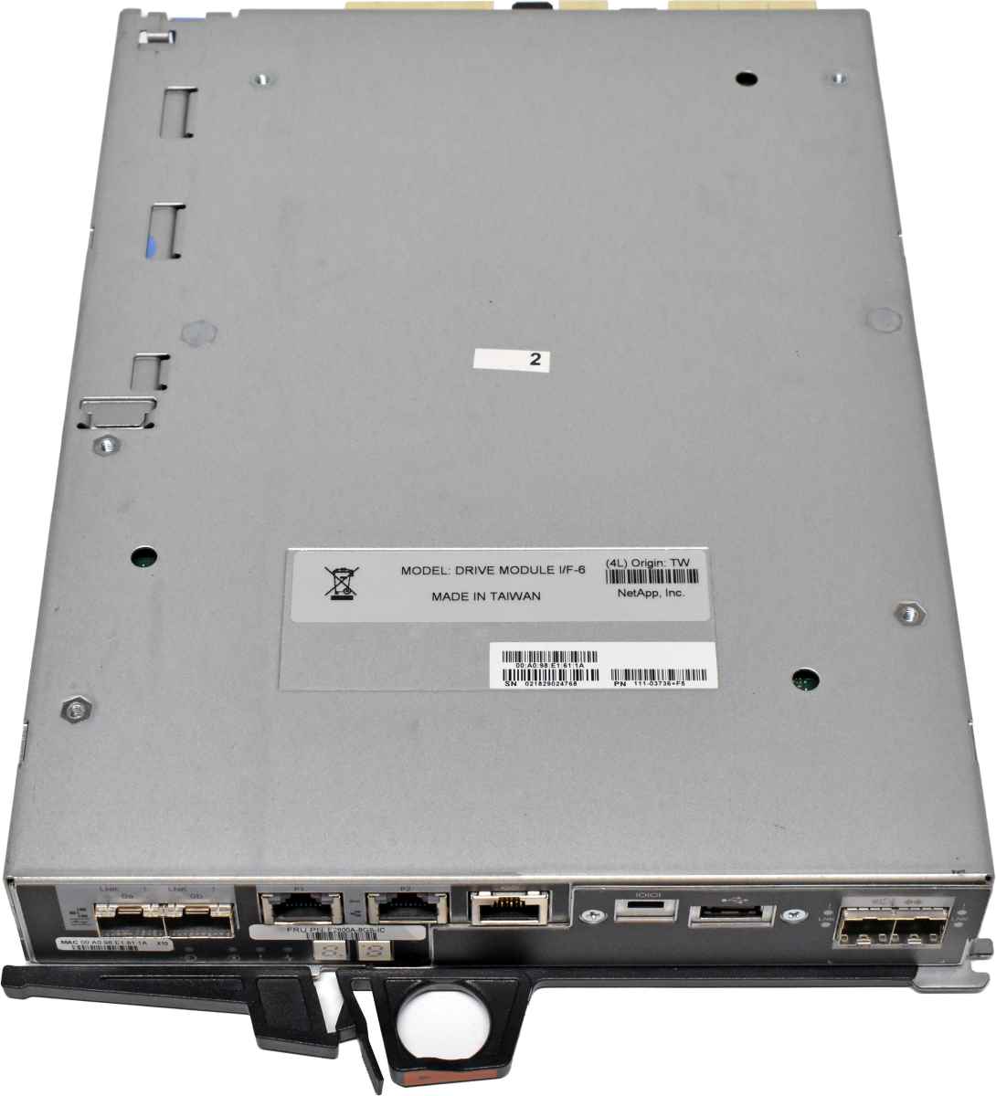 NetApp E2800 Controller für E-Series E2800A-8GB-IC 111-03736 2x 16G/10GE SFP+