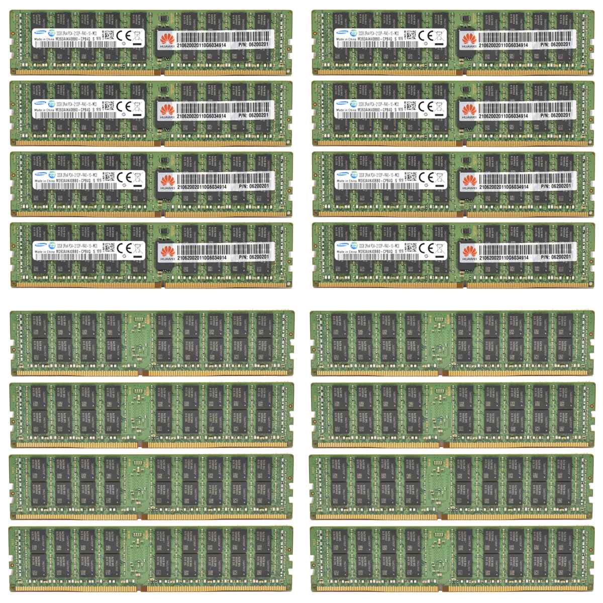 512GB Samsung 16x32GB 2Rx4 PC4-2133P DDR4 M393A4K40BB0-CPB RAM