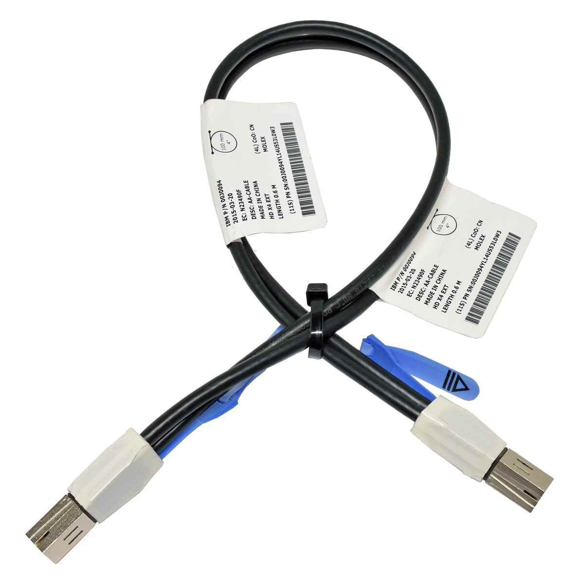 Datenkabel 0,6m IBM 12G Mini SAS HD Kabel 00J0094 SFF-8644 - SFF-8644 Datenkabel 0,6m IBM 12G Mini SAS HD Kabel 00J0094 SFF-8644 - SFF-8644