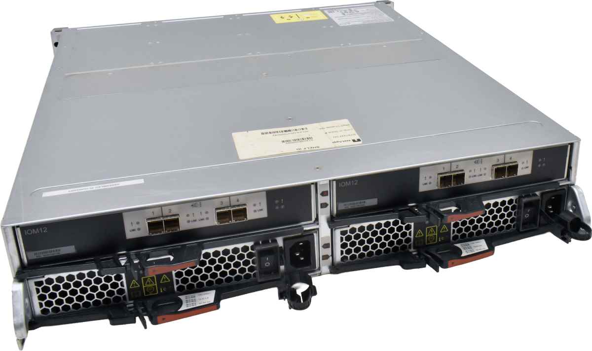 NetApp DS212C NAJ-1502 Expansion Shelf Disk 12x LFF 2x Controller IOM12