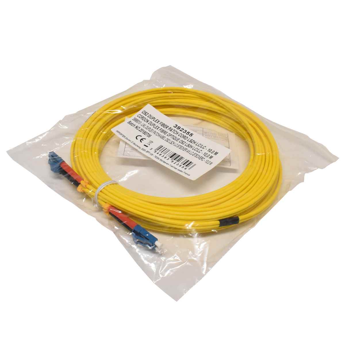 60x Corning OS2 Duplex FIBER Patch Cord LSZH LC/LC-10m NEU NEW