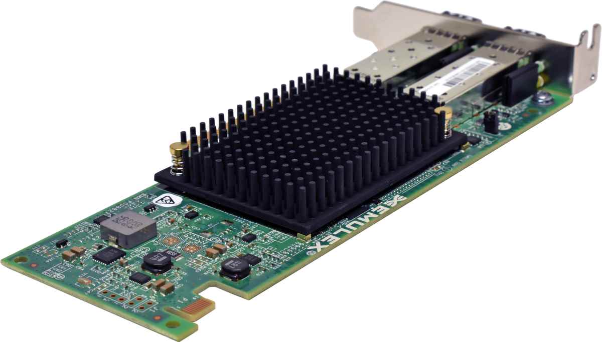 Emulex P008827 Dual-Port 10Gb/s PCIe x8 FC Host Bus Adapter P008827-41D LP