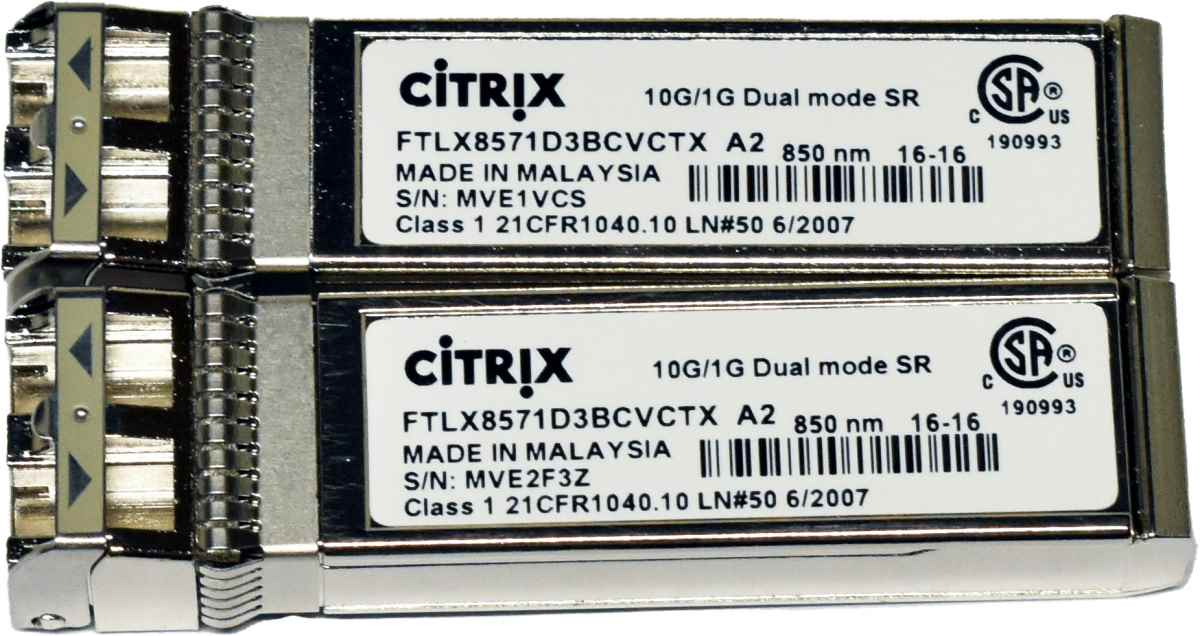 Citrix Netscaler MPX 8005 NS 2x10GE SFP+ 6xCu 2x PSU Rack Ears