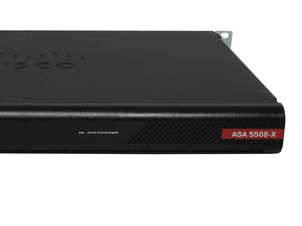 Cisco ASA5508-X 68-5348-03/04 8-Port Gigabit Ethernet Firewall +Rack Ears no HDD