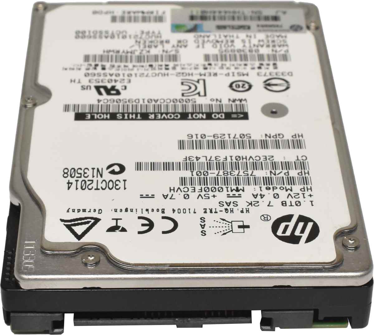 HP 1TB 2.5" 6G 7.2K SAS HDD Festplatte MM1000FECVH 757387-001 0B30895