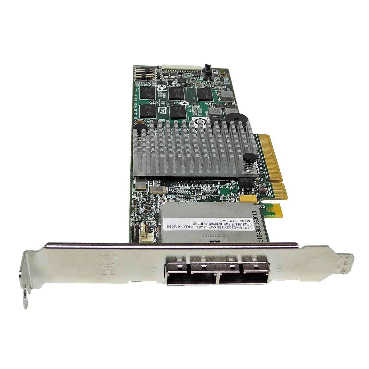 Fujitsu 8-Port SAS RAID Controller LSI Logic MegaRAID 9280-8e A3C40126147 FP IBM ServeRAID M5025 6 Gb/s 512MB Cache RAID Controller 46M0854