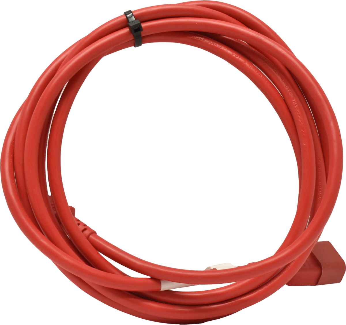 50xYung Netzkabel C14 Power Kabel -ROT 3m 10A 250V Verlängerung RPC14C13RD10