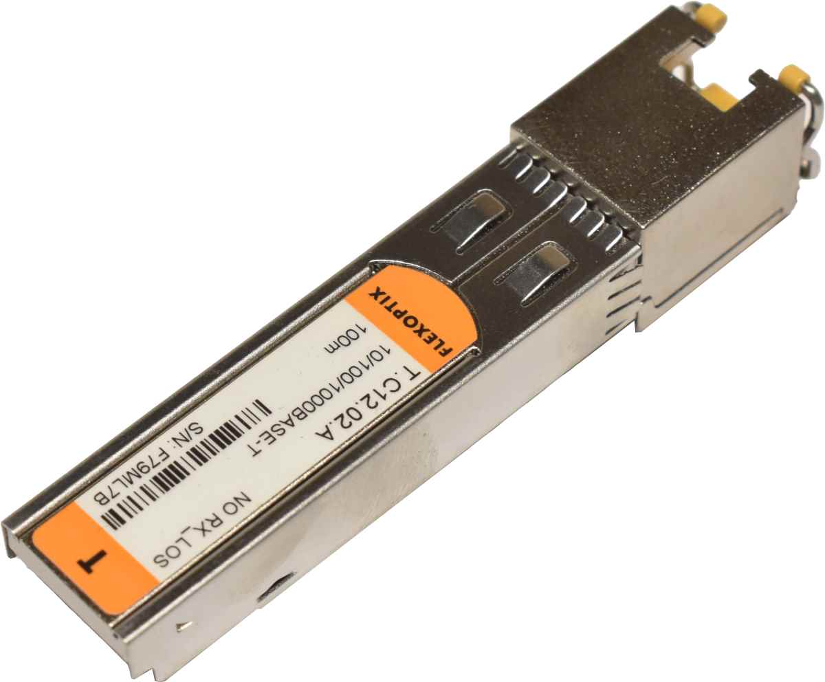 FlexOptix GBIC T.C12.02.A 1000Base-T SFP 100m Transceiver