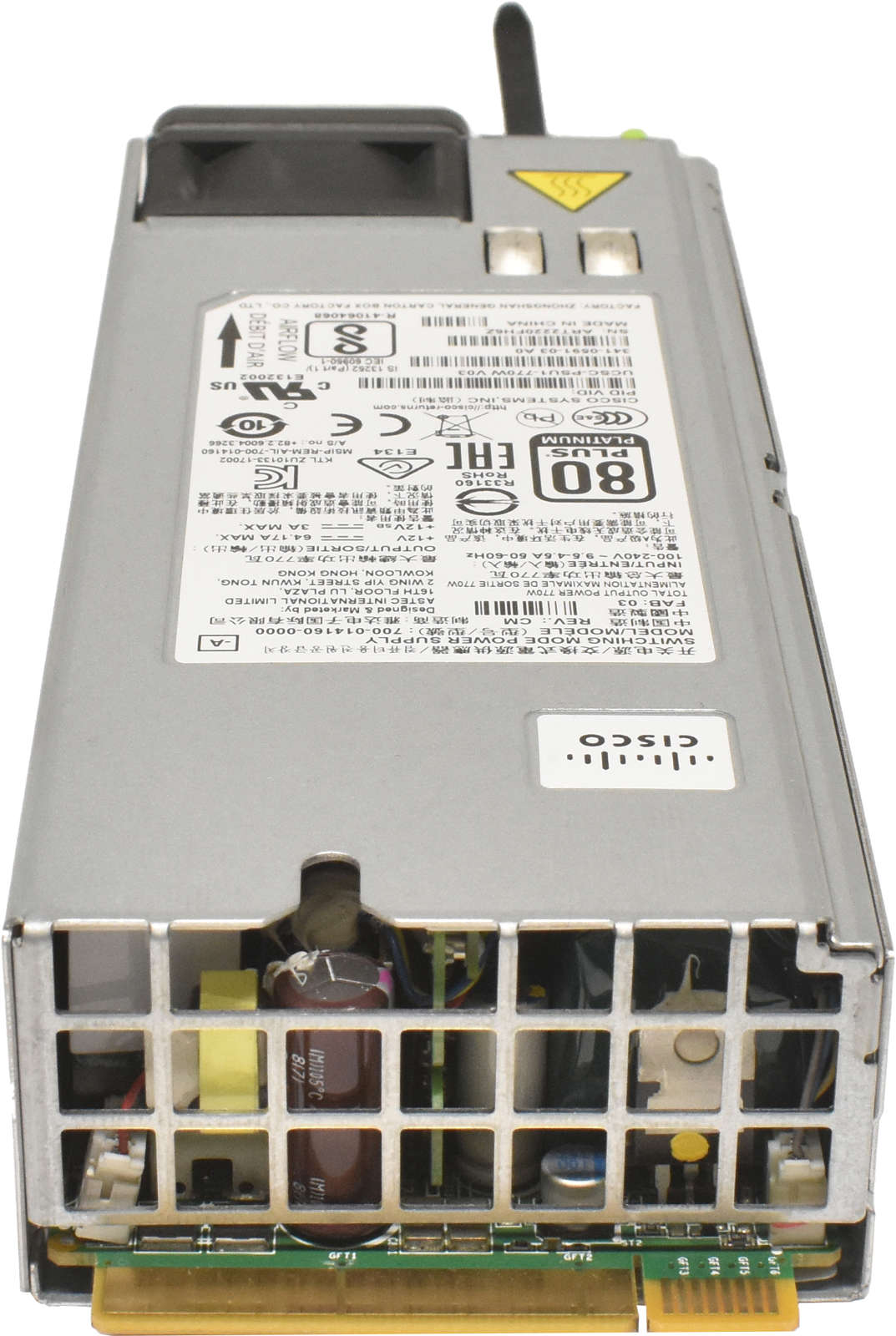 Cisco UCSC-PSU1-770W 341-0591-01/02/03/04 770W PSU for C220 M4 Server