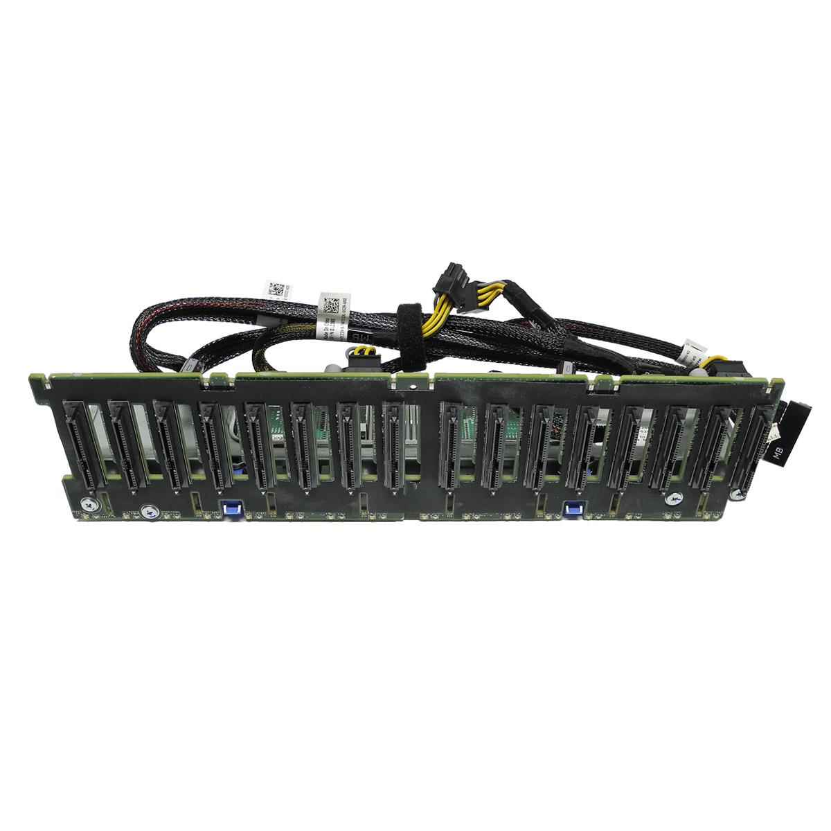 DELL PowerEdge R720 R820 16-Slot SAS 2.5" HDD Backplane Board 08X25D + 5x Kabel DELL PowerEdge R720 R820 16-Slot SAS 2.5" HDD Backplane Board 08X25D + 5x Kabel