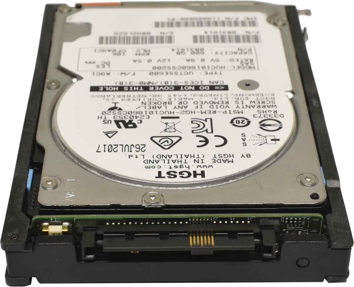 HGST 600GB 2.5“ 10K 6G SAS HDD Festplatte HUC101860CSS200 mit EMC Rahmen 005051465