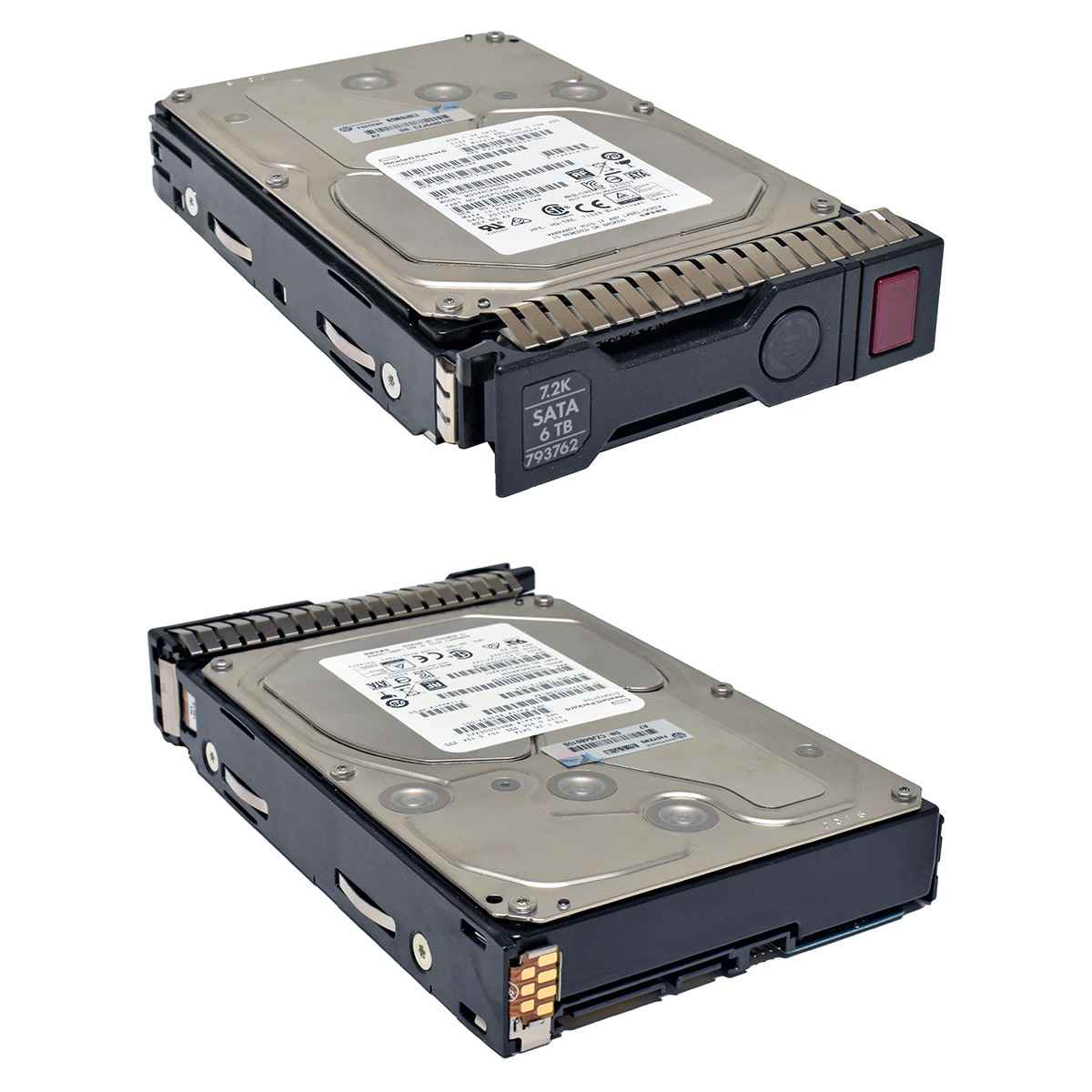 HP 6TB 3,5" 7,2K 3G HDD SATA HotSwap Festplatte 793762-001 803633-001 mit Rahmen