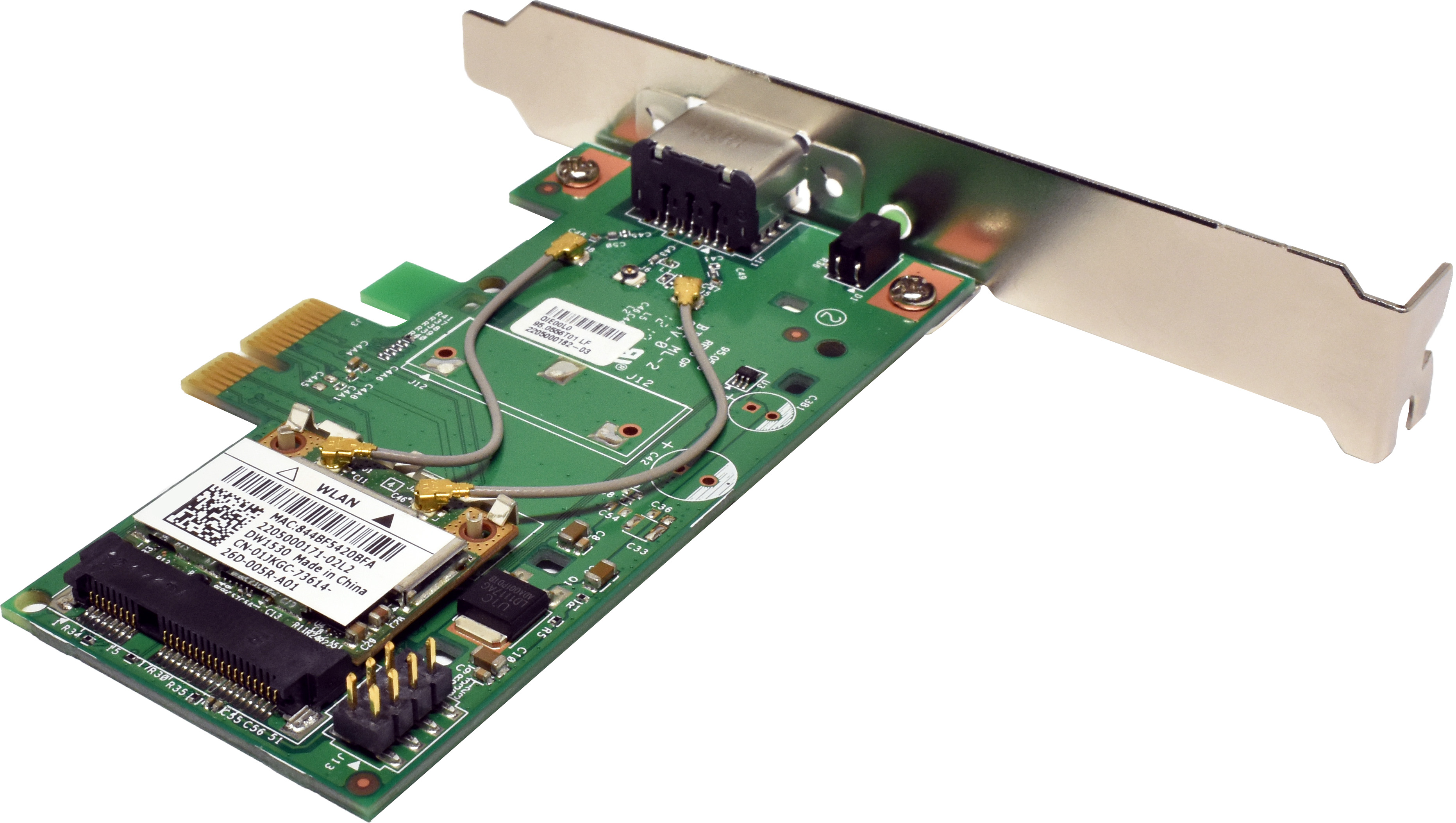 Dell Broadcom 08R83P BCM943228HM4L PCIe x1 Wireless Adapter Card FP