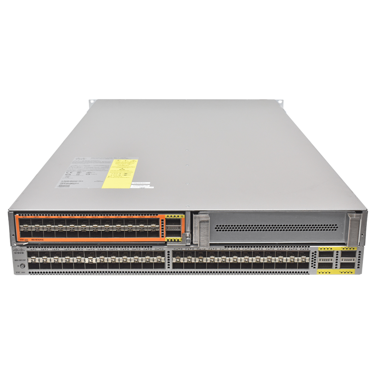 Cisco N5K-C56128P 10G 78 Ports 68-5193-02 incl. Module N56-M24UP2Q Cisco N5K-C56128P 10G 78 Ports 68-5193-02 incl. Module N56-M24UP2Q