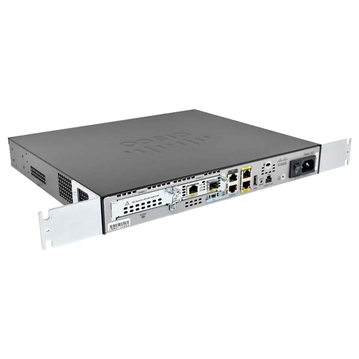 Cisco1921/K9 341-0402-01 Integrated Services Router + Montagewinkel + Modul EHWIC-1GE-SFP-CU
