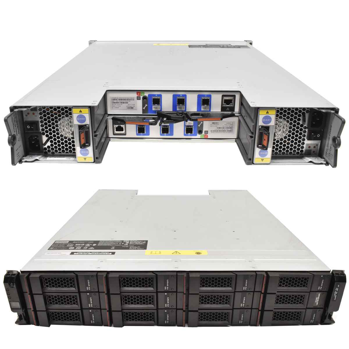 Lenovo Compellent Enclosure D1212 2U 2x 12 Gb/s SAS SFF 8644 12x 3.5 Bay + Caddy