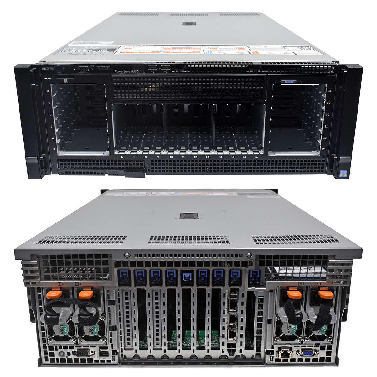 Dell PowerEdge R930 Server 4 x E7-8890 V3 18-Core 0 RAM PERC H730p 24 Bay 2,5" Dell PowerEdge R930 Server 4 x E7-8890 V3 18-Core 0 RAM PERC H730p 24 Bay 2,5"