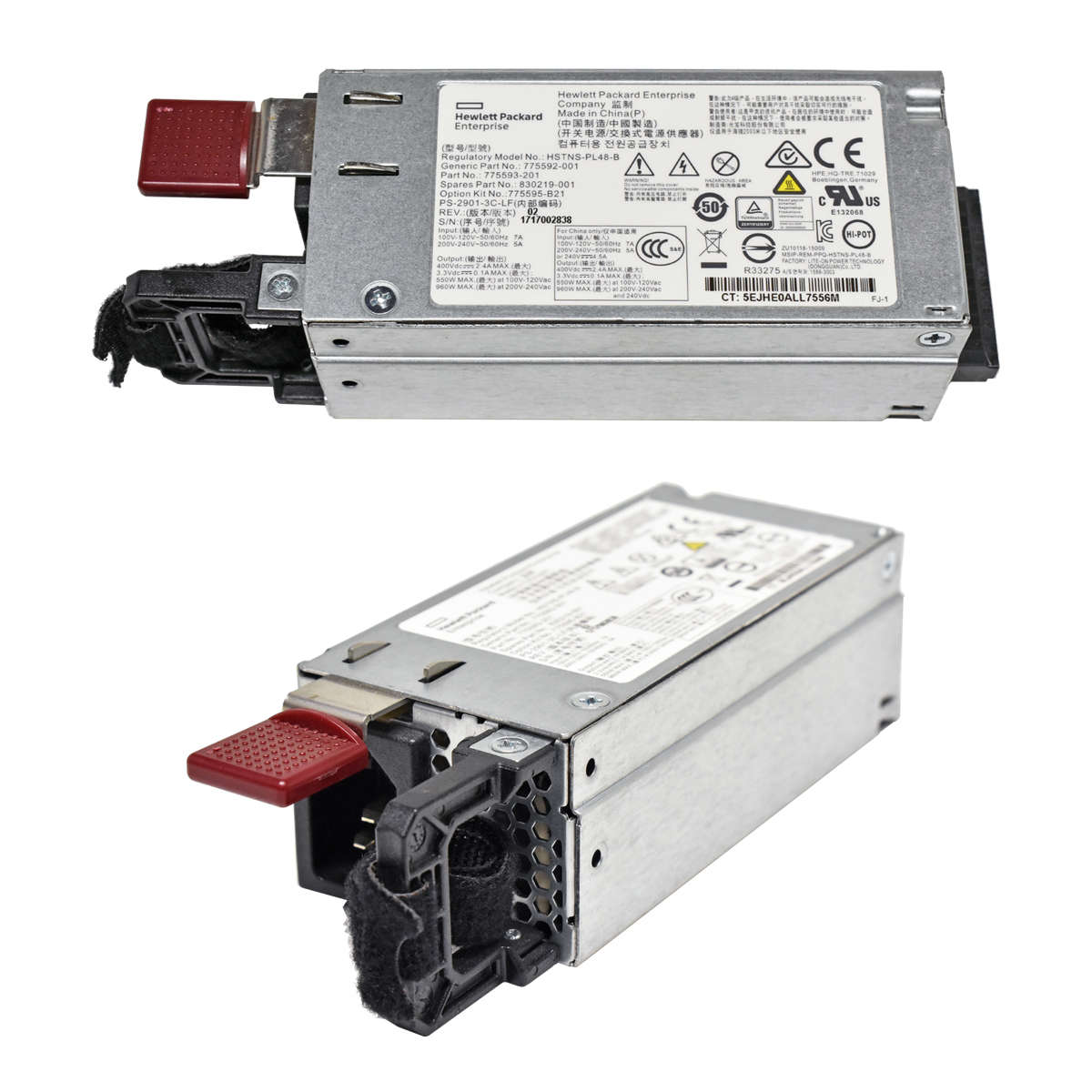 HP-960W-Power-Supply-Netzteil-HSTNS-PL48-B-830219-002.jpg HP 960W Power Supply Netzteil HSTNS-PL48-B 830219-001 für DL120/DL160 G9