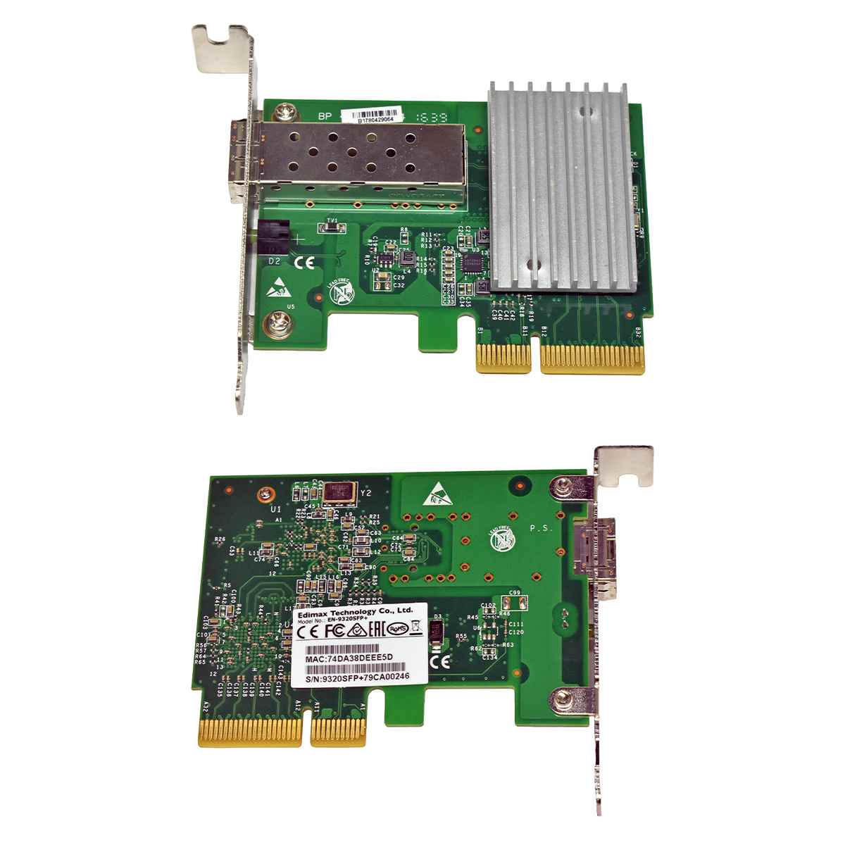 Edimax EN-9320SFP+ Single-Port NIC GE SFP+ PCIe x4 LP