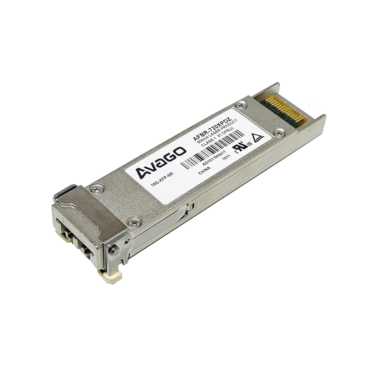 Avago AFBR-720XPDZ 10G-XFP-SR Transceiver 300m MMF 850nm Avago AFBR-720XPDZ 10G-XFP-SR Transceiver 300m MMF 850nm