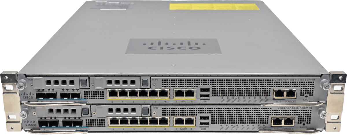 Cisco ASA 5585-X Stateful Firewall + ASA 5585-X IPS SSP-40 + ASA5585-X SSP-40