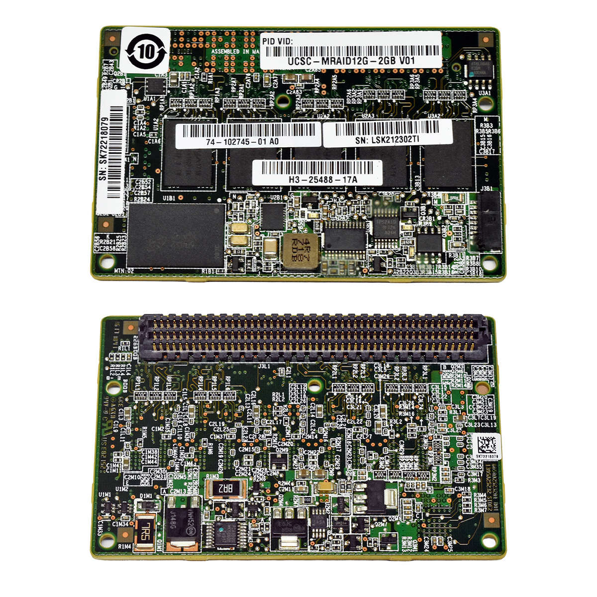 Cisco-UCSC-MRAID12G-2GB-74-102745-01-H3-25488-17A-005.jpg Cisco UCSC-MRAID12G-2GB 74-102745-01 H3-25488-17A 2GB RAID Controller Cache Module