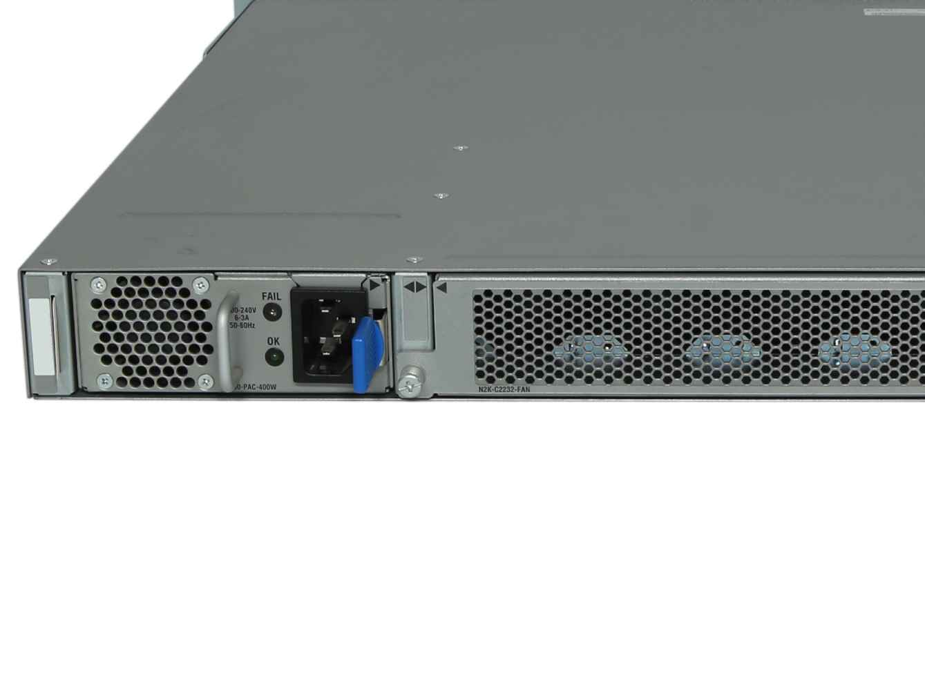 Cisco Nexus N2K-C2232TM-10GE 68-4168-04 40-Port blaue PSUs + 4 mini GBICs Cisco Nexus N2K-C2232TM-10GE 68-4168-04 40-Port blaue PSUs + 4 mini GBICs