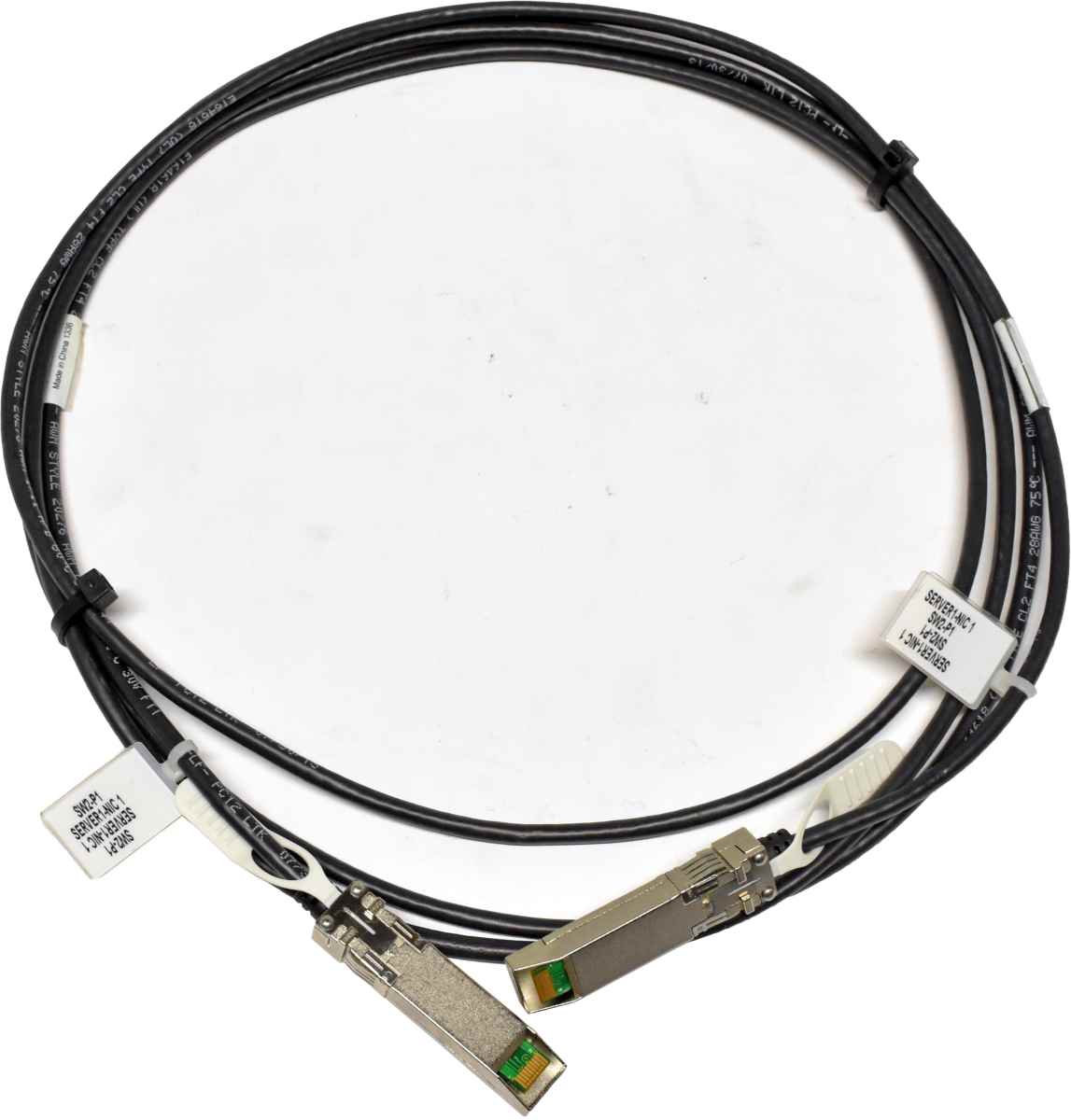 HP 487657-001 487969-001 3m 10G SFP+ - SFP+ Direct Attach Cable HP 487657-001 487969-001 3m 10G SFP+ - SFP+ Direct Attach Cable