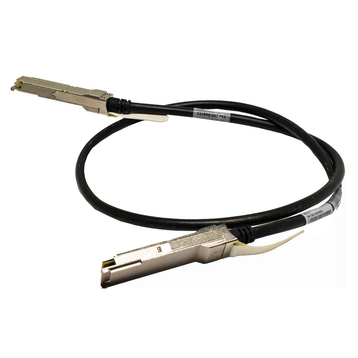 Amphenol FCI Datenkabel 1m lang QSFP+ - QSFP+ 30AWG 10093084-2010HFLF