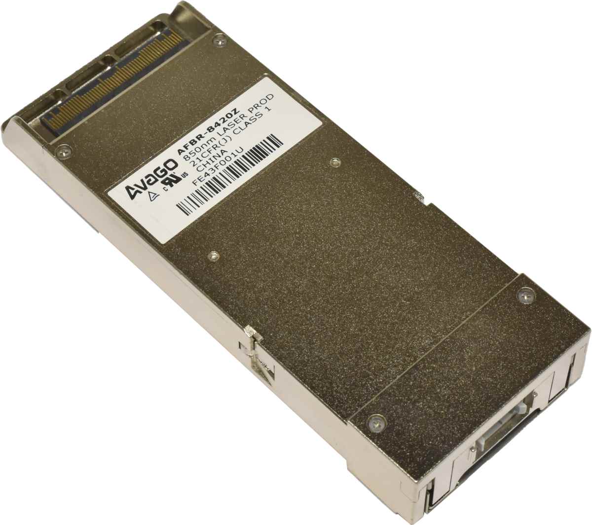 AVAGO AFBR-8420Z 100Gbps 850nm CFP2 Transceiver Module AVAGO AFBR-8420Z 100Gbps 850nm CFP2 Transceiver Module