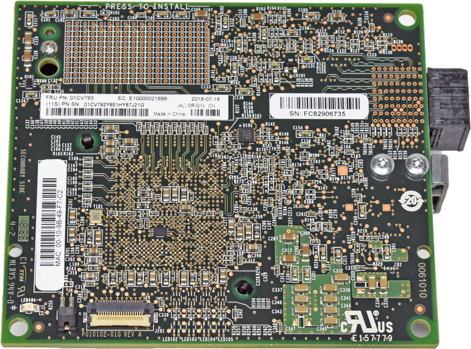 Lenovo-01CV793-Emulex-CN4054S-4-Port-10Gb-Virtual-004.jpg Lenovo 01CV793 Emulex CN4054S 4-Port 10Gb Virtual Fabric Adapter for Flex System