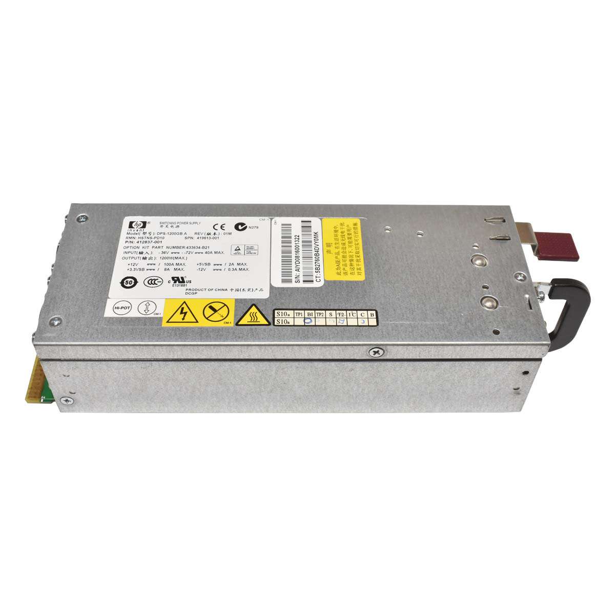 HP-1200W-Power-Supply-Netzteil-DPS-1200GB-A-412837-003.jpg HP 1200W Power Supply Netzteil DPS-1200GB A 412837-001 für DL380 G5
