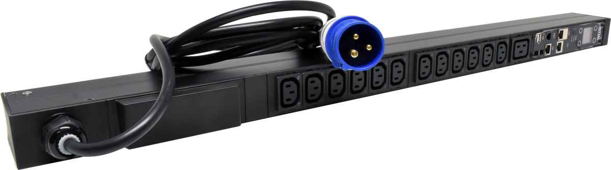 Rittal 7979.310 16A 3,7KW High-end IT Rack Power Distribution PDU 6x C13 1x C19