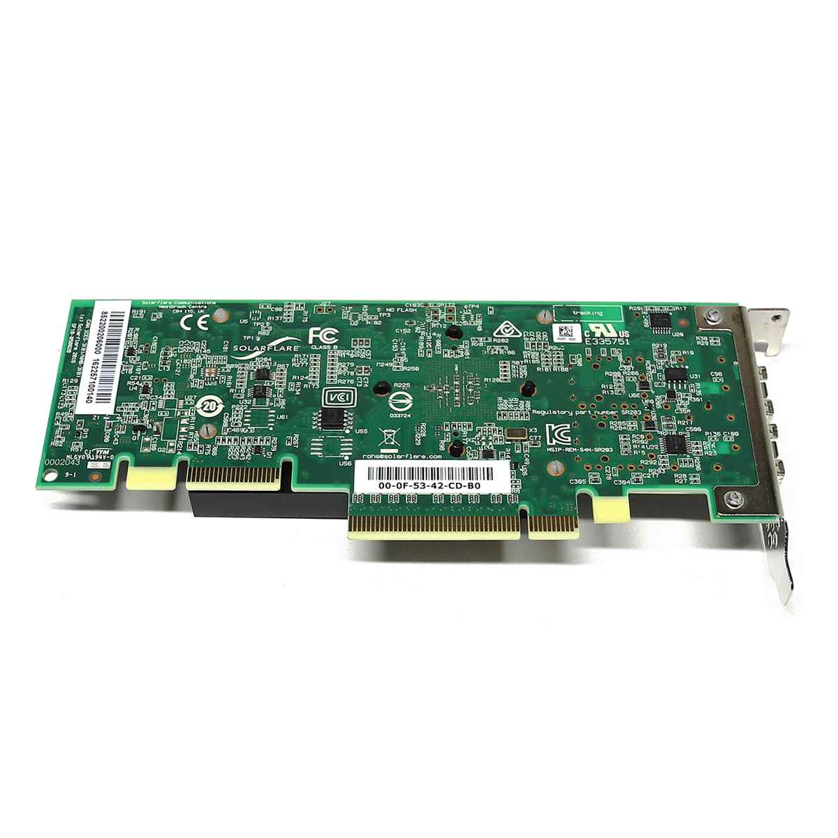 Solarflare SR203 Dual-Port 10Gb FC PCIe 3.1 x8 Network Adapter SF10-050020 LP Solarflare SR203 Dual-Port 10Gb FC PCIe 3.1 x8 Network Adapter SF10-050020 LP