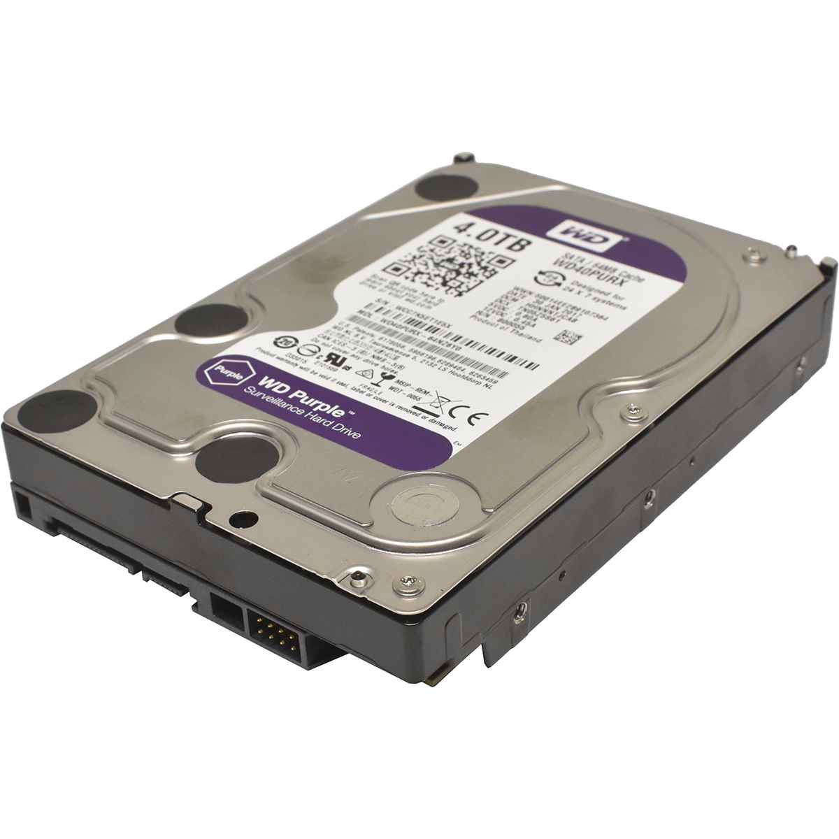 Western Digital Purple 4TB 3.5" 5.4K 6G SATA HDD Festplatte WD40PURX-64NZ6Y0 Western Digital Purple 4TB 3.5" 5.4K 6G SATA HDD Festplatte WD40PURX-64NZ6Y0